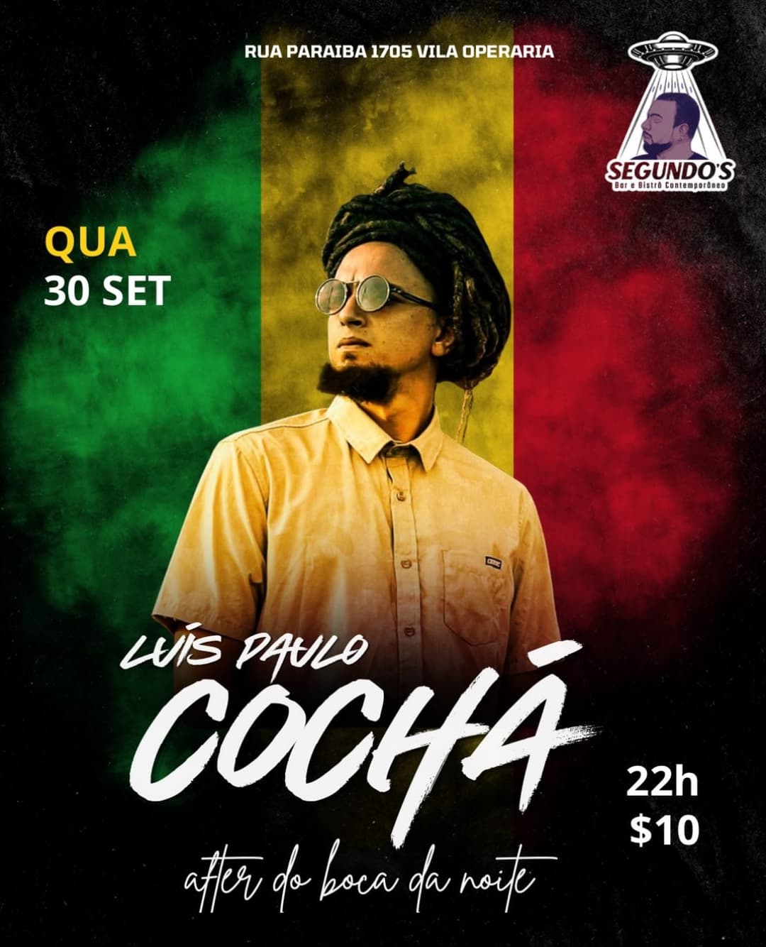 Flyer de Luis Paulo Cocha