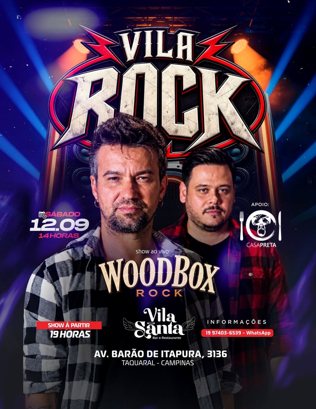 Flyer de WOODBOX ROCK