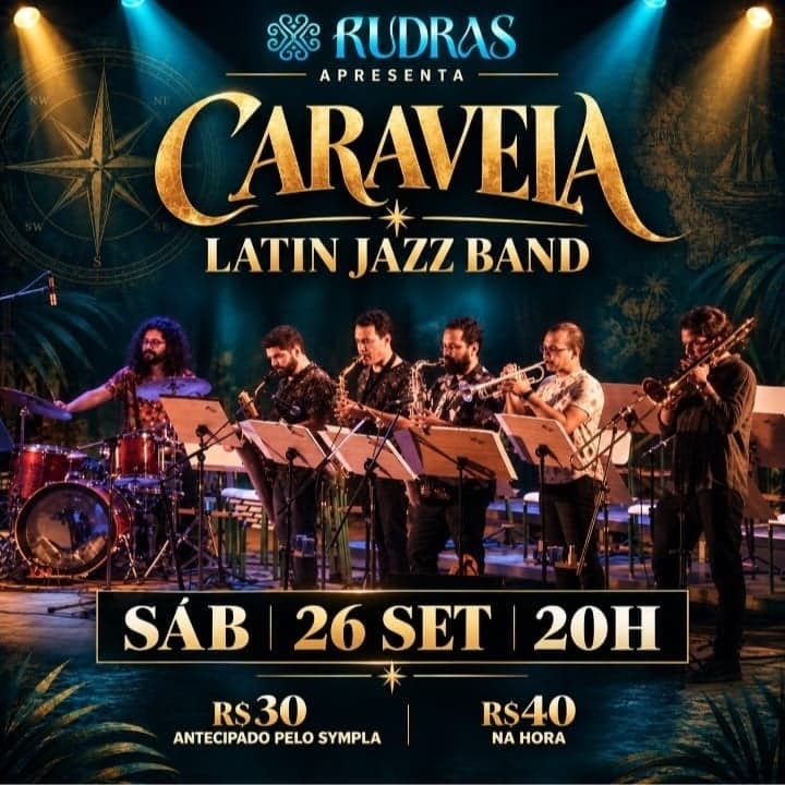 Flyer de Caravela Latin Jazz Band
