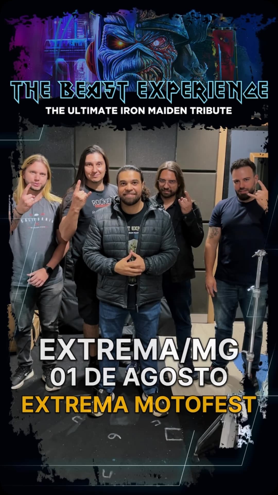 Flyer de The Beast Experience e The Bruce Experience