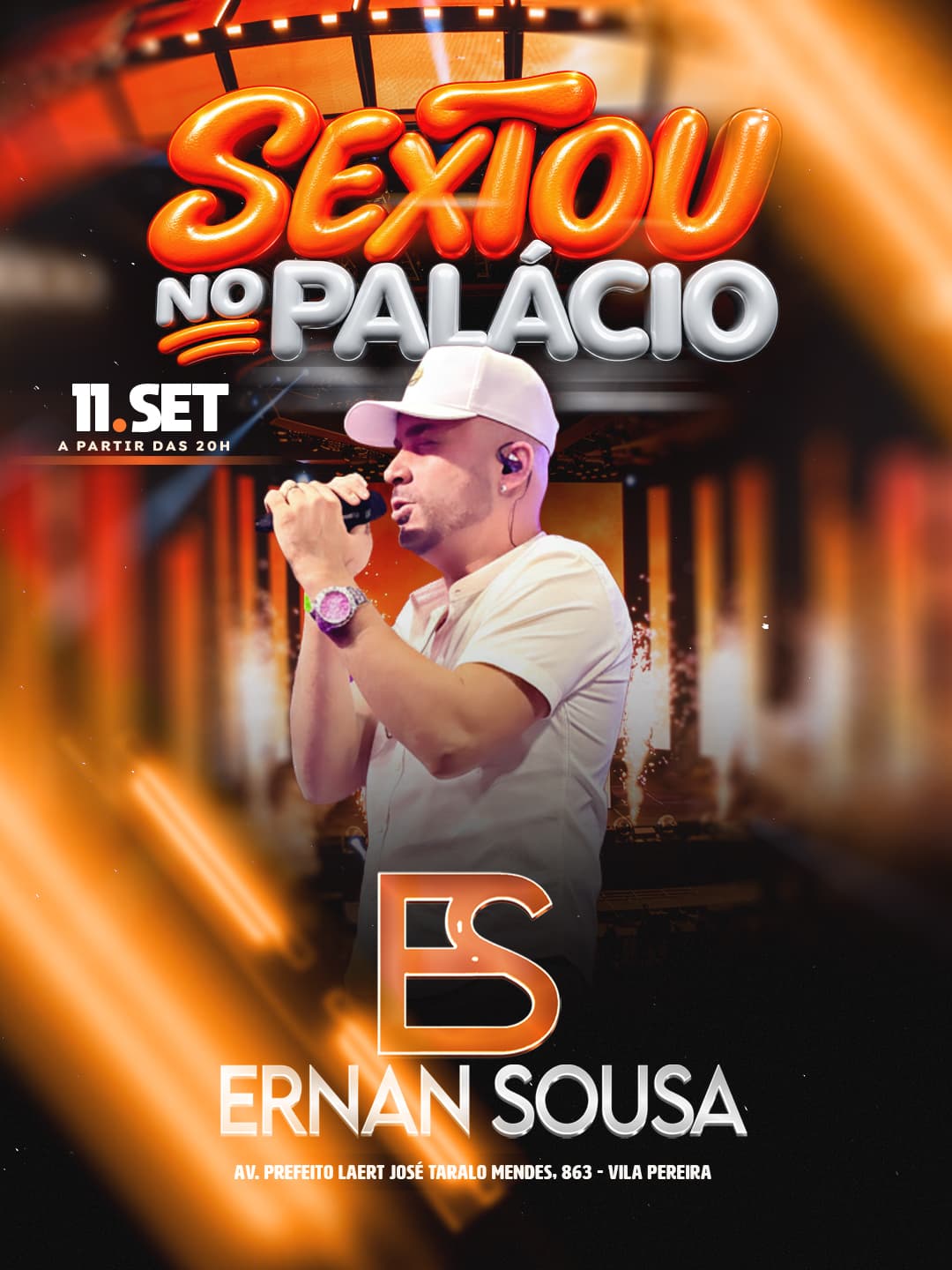 Flyer de Ernan Sousa