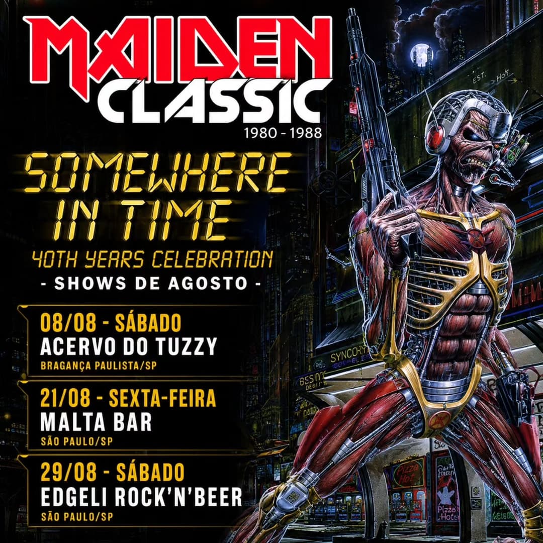 Flyer de Maiden Classics