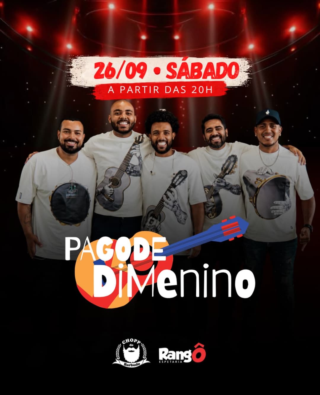 Flyer de Pagode Di Menino