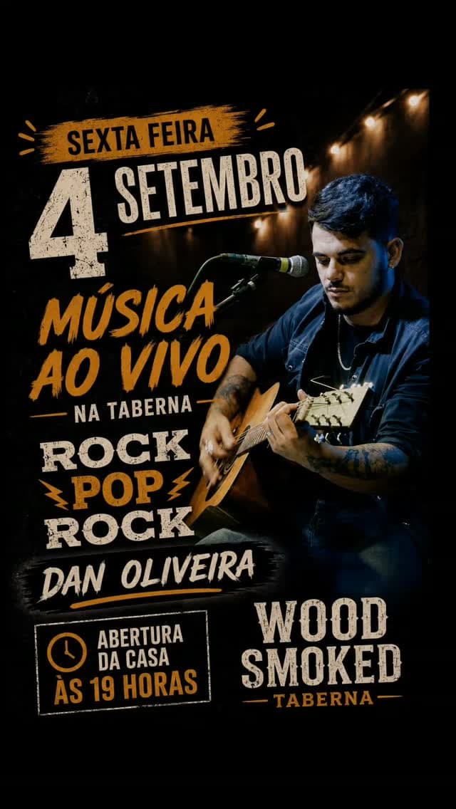 Flyer de Dan Oliveira