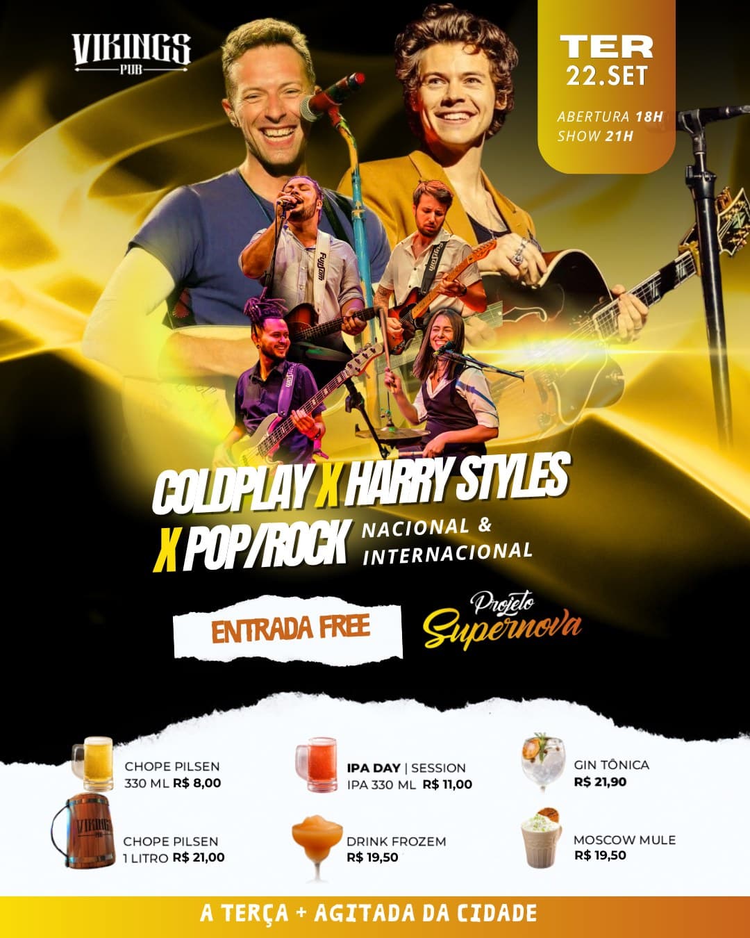 Flyer de Projeto Supernova