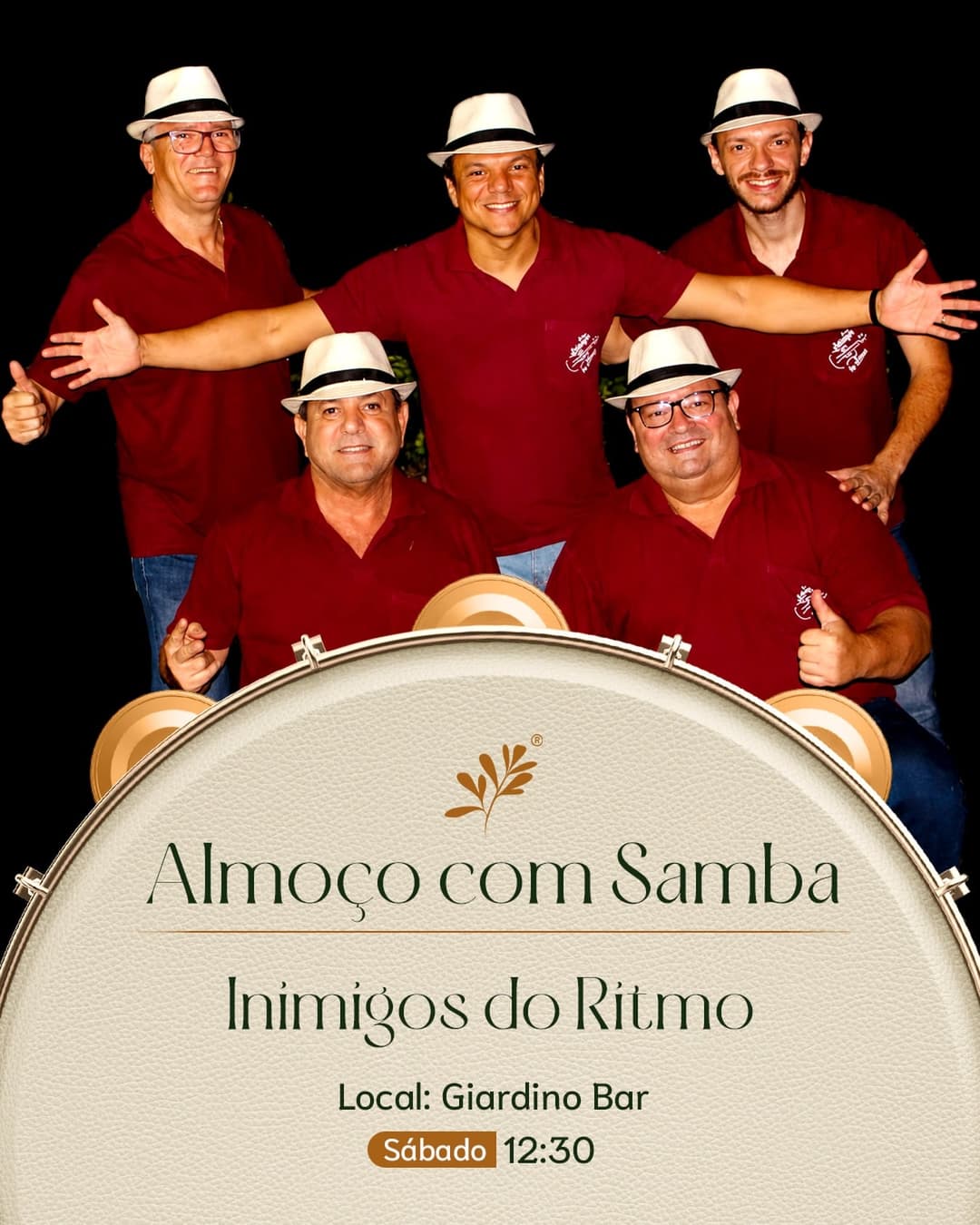 Flyer de Inimigos do Ritmo