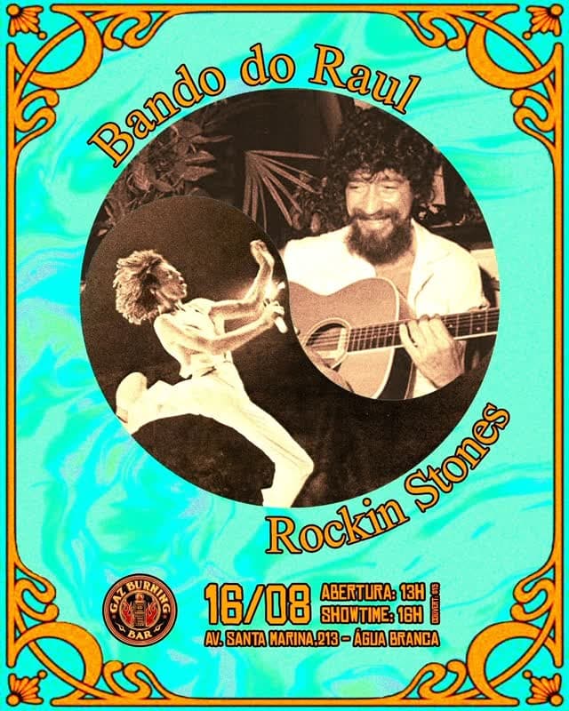 Flyer de Bando do Raul e Raul