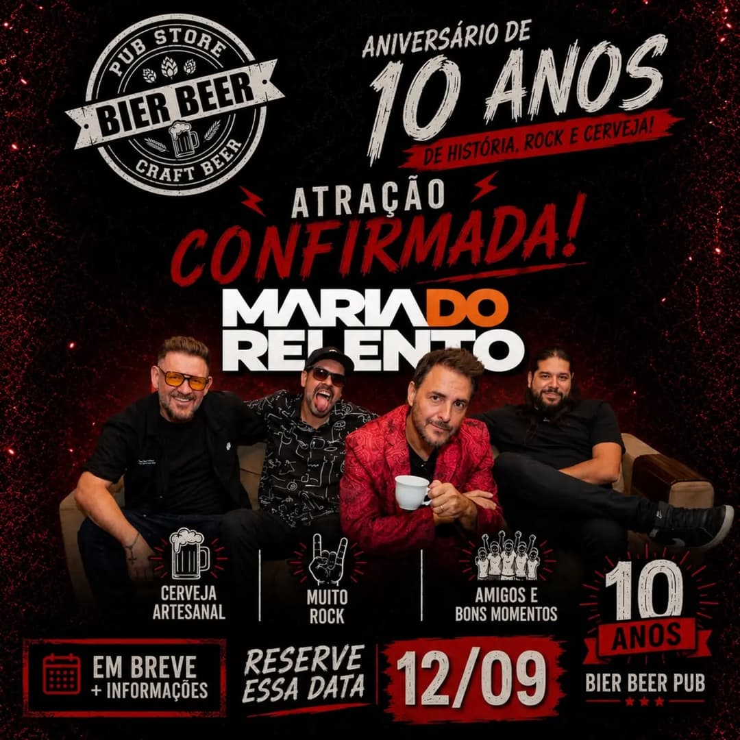 Flyer de Maria do Relento