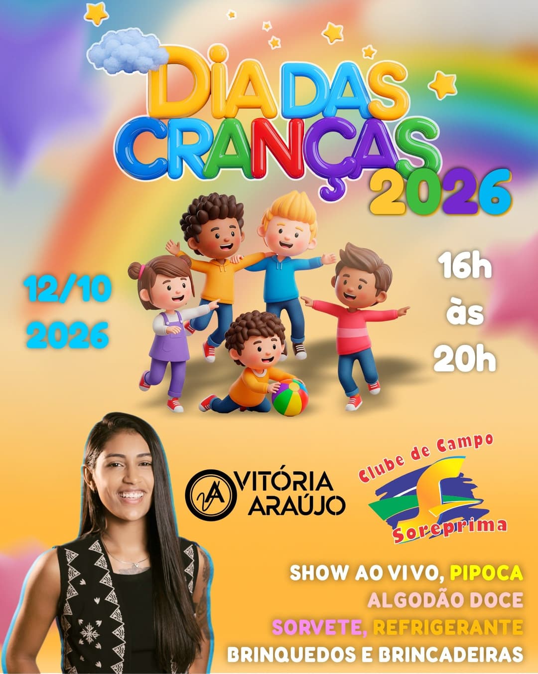 Flyer de VITÓRIA ARAÚJO