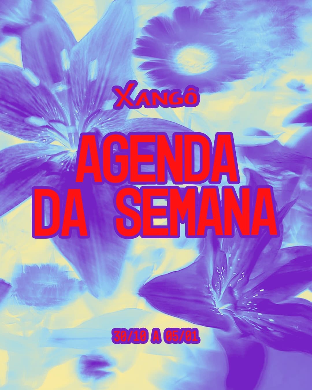 Flyer de Cabaré da Gi