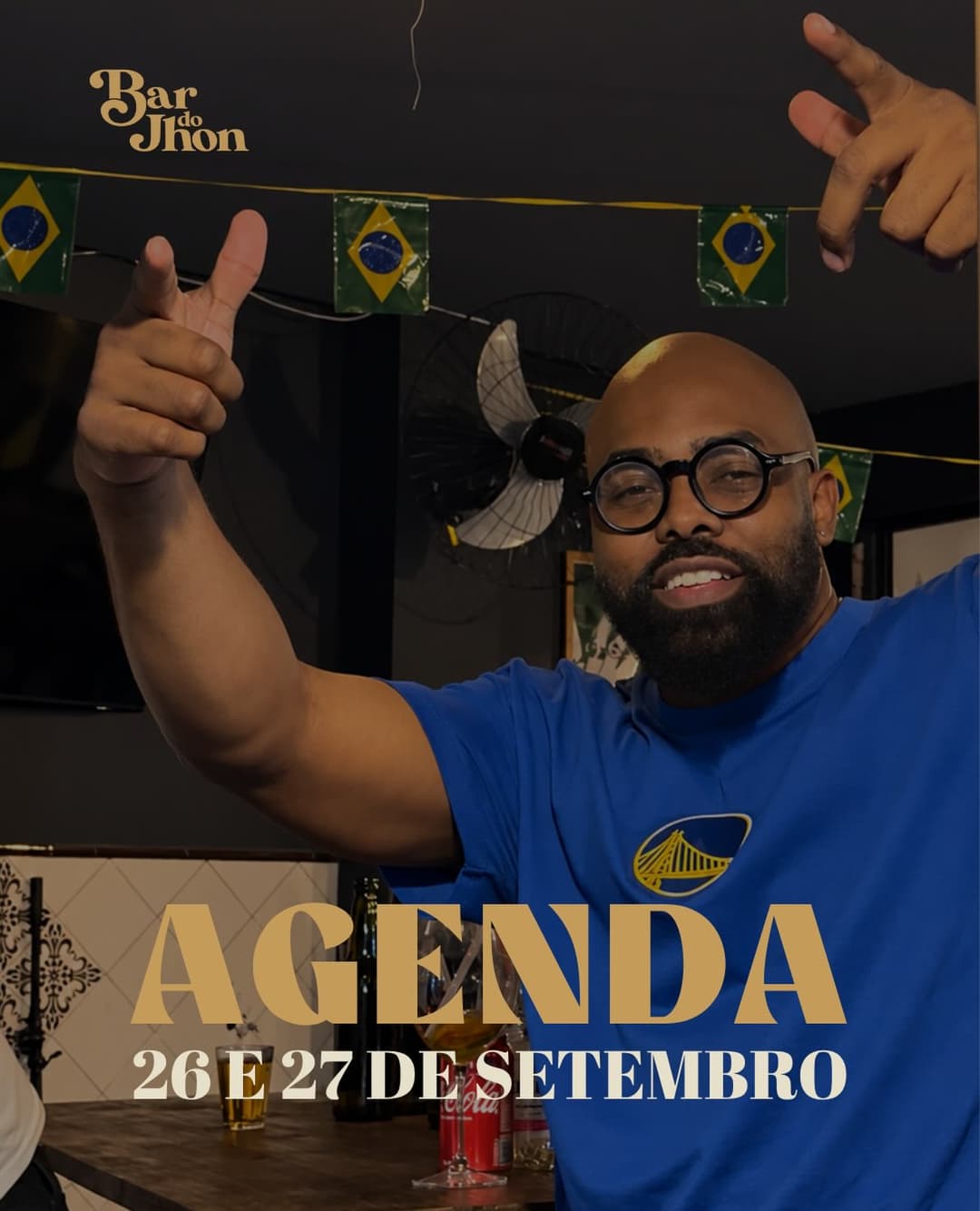 Flyer de sambanogogo_, Quintal da Xika e DJ Marcão