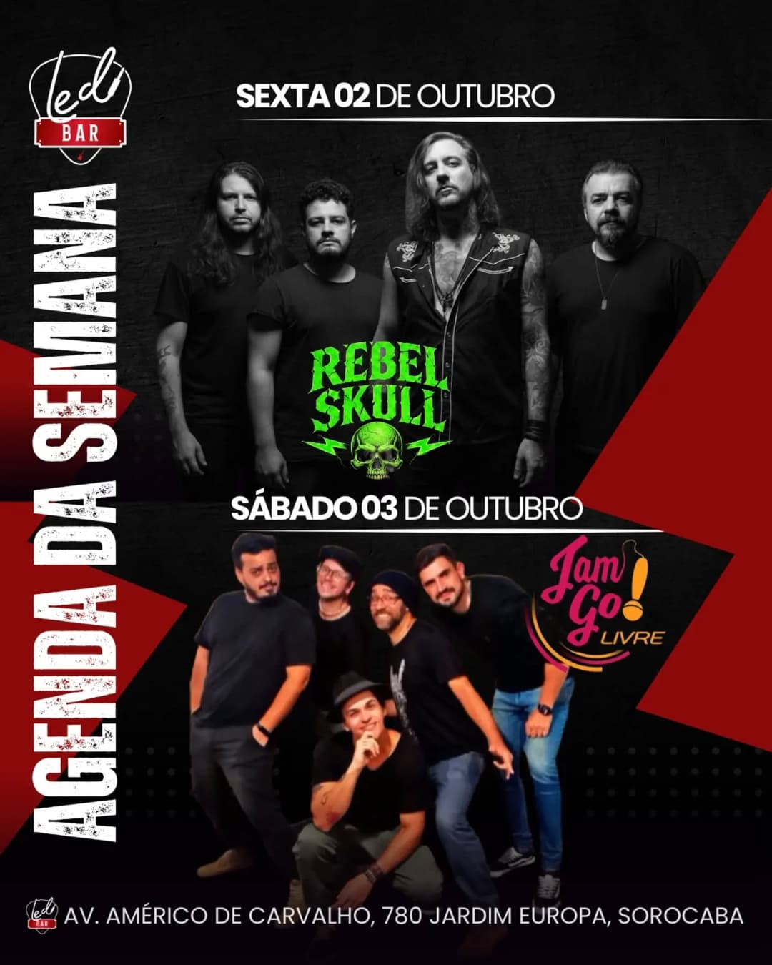 Flyer de Jam Go! Livre