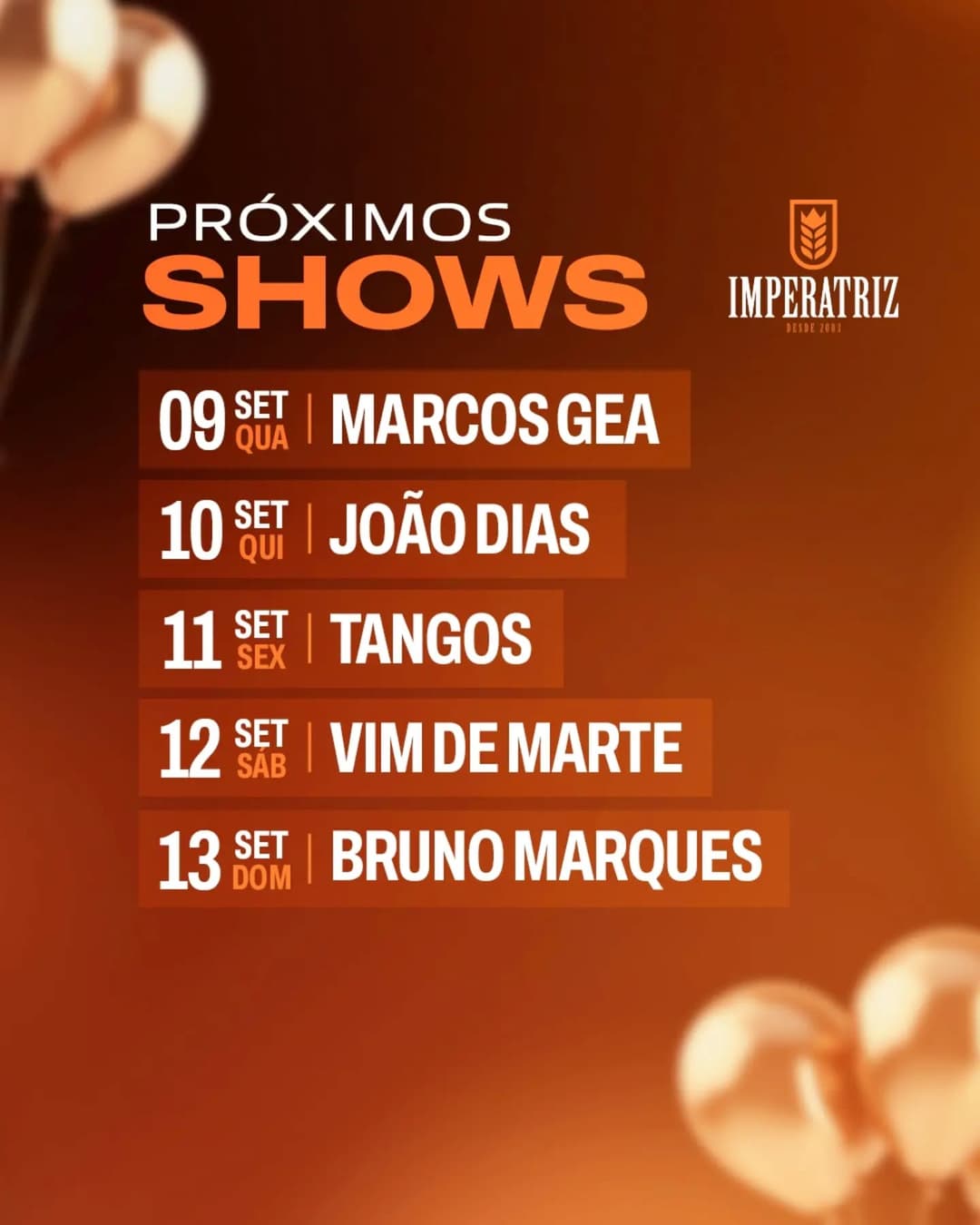 Flyer de Bruno Marques