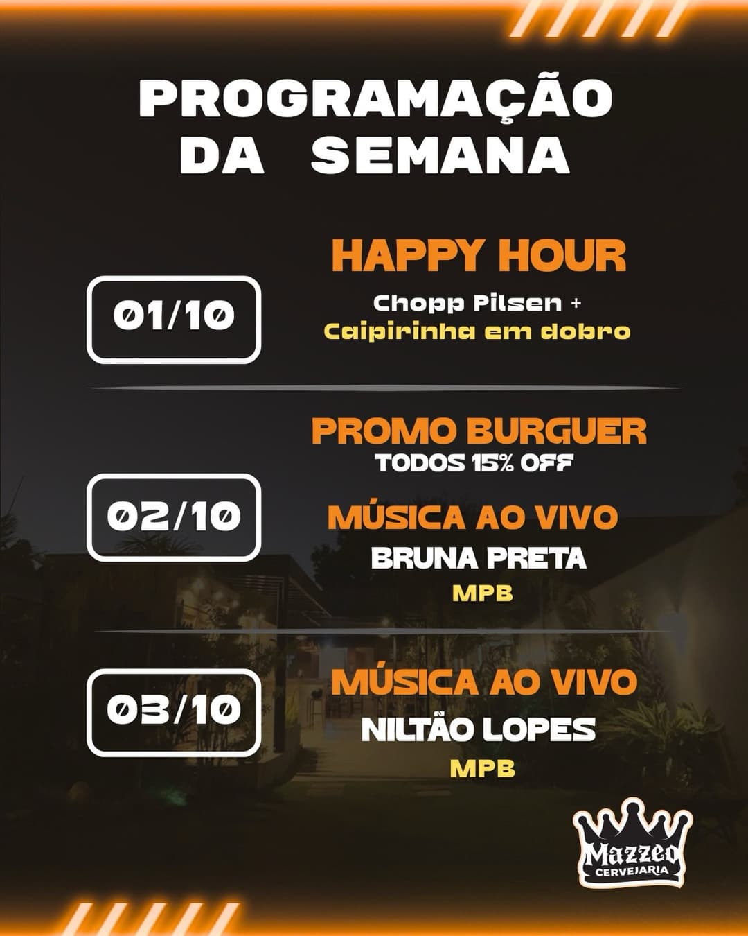 Flyer de Bruna Preta
