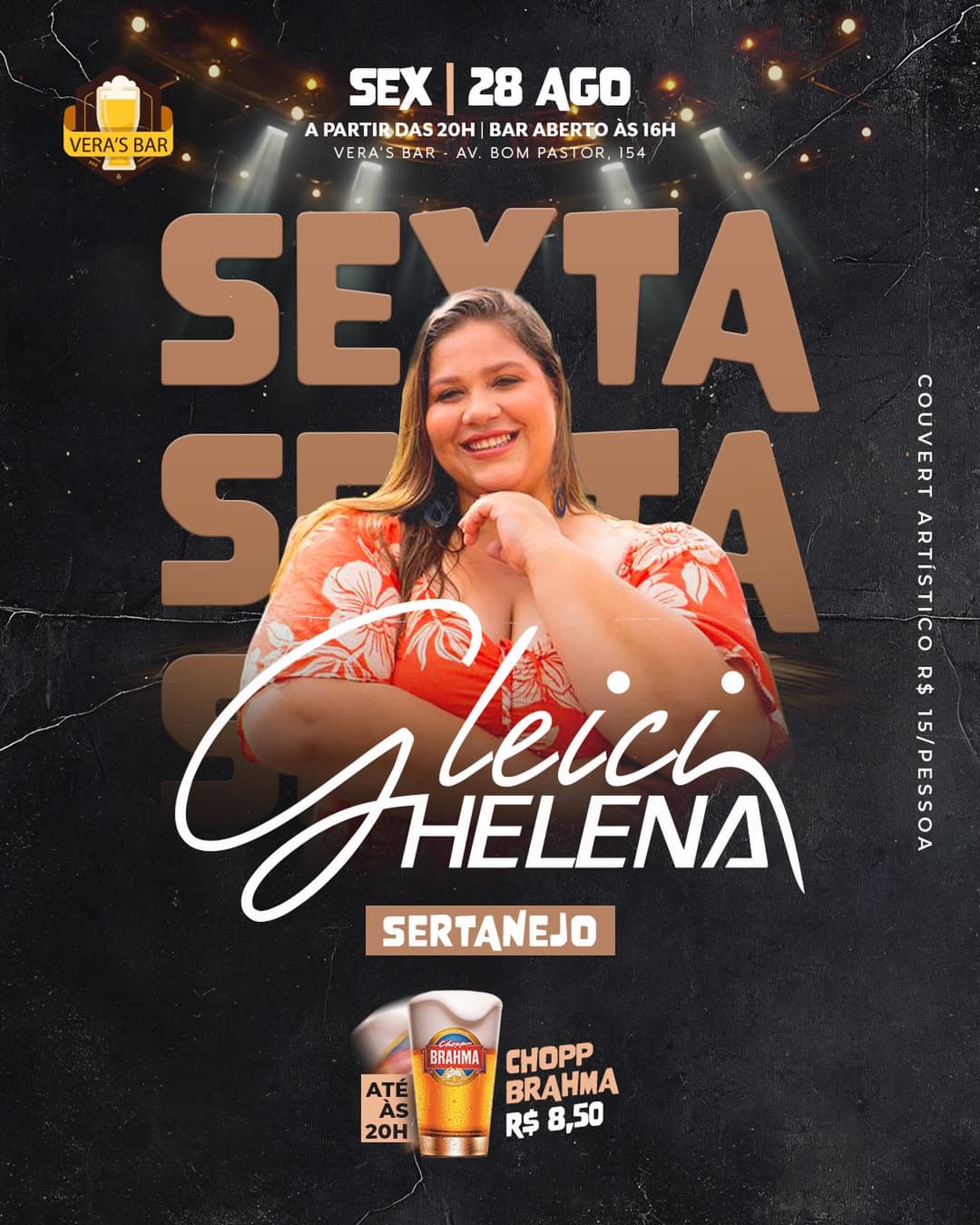 Flyer de Gleici Helena