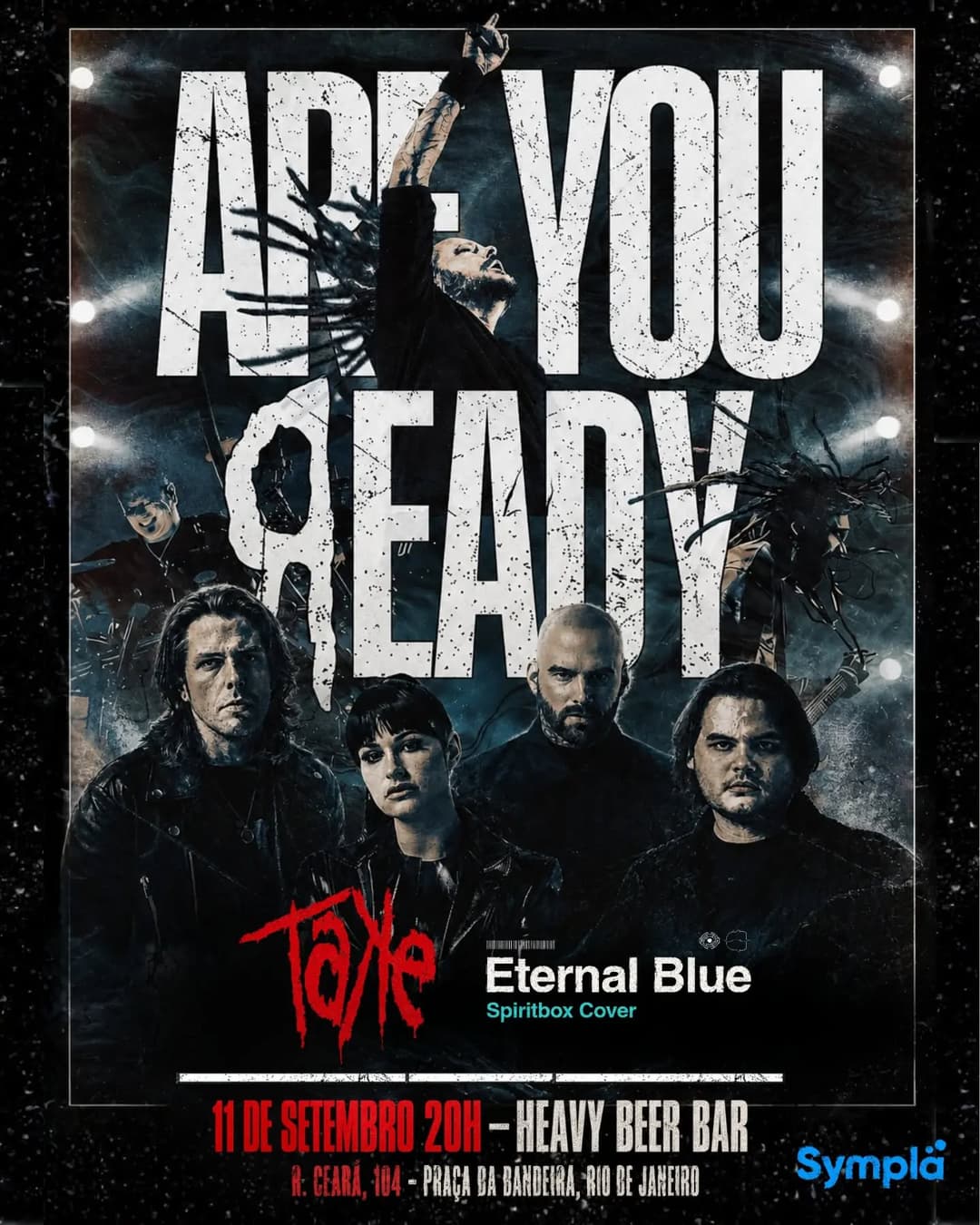 Flyer de Take KoRn e Eternal Blue