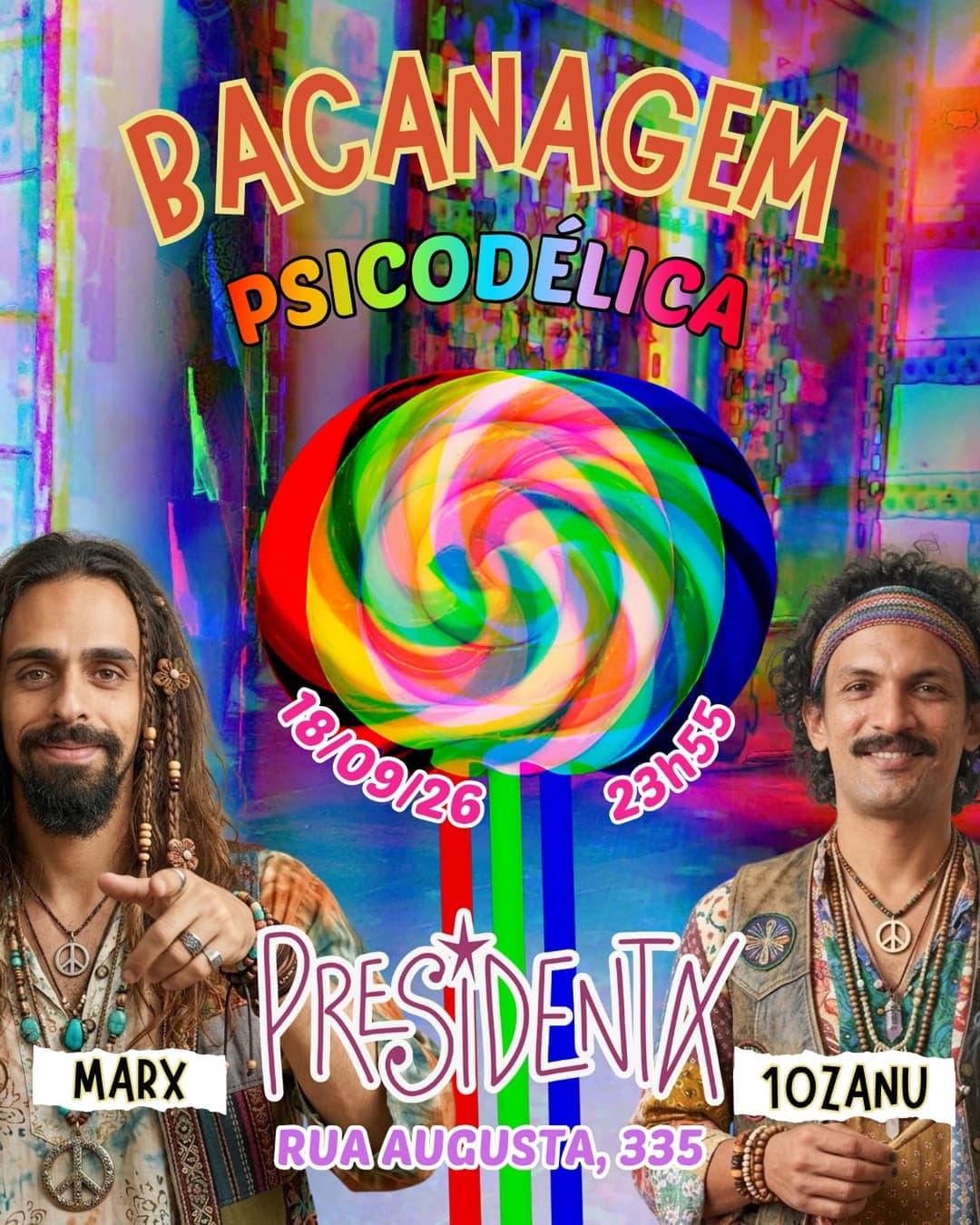 Flyer de Marx Steidle e 10Zanu