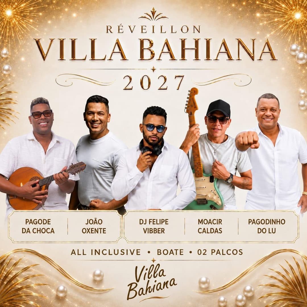 Flyer de Pagode do Lú, Pagode da Choca e mais 3 artistas