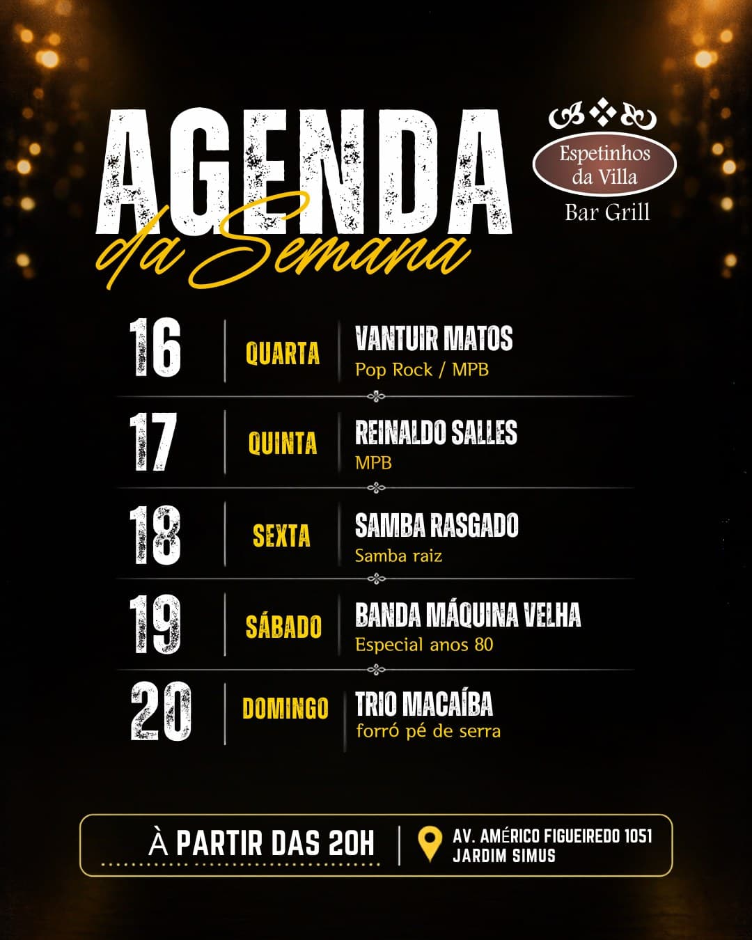 Flyer de Trio Macaíba