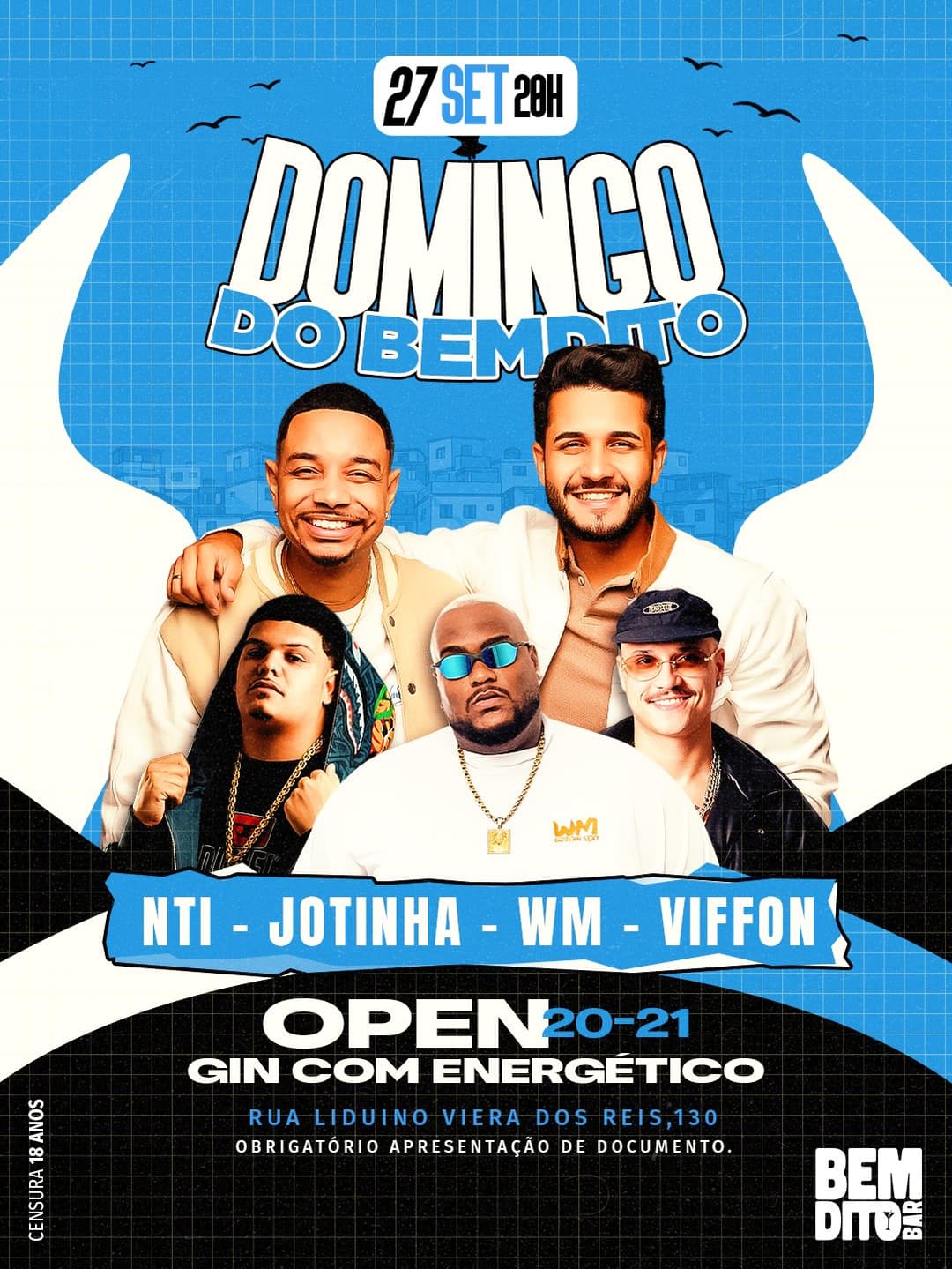 Flyer de Jotinha, Viffon, NTI e WM