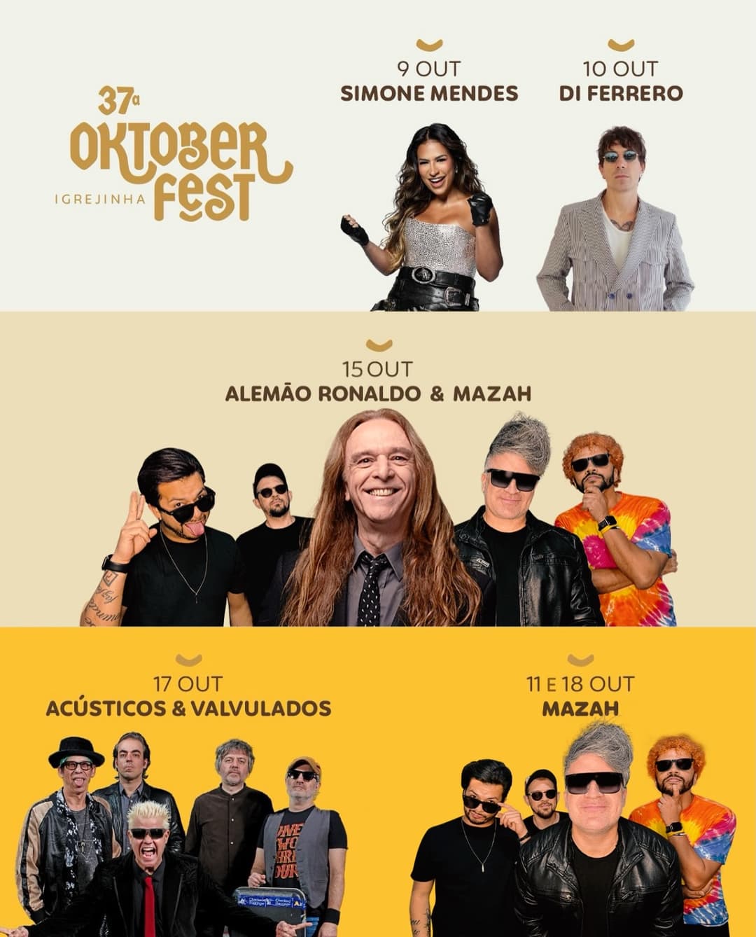 Flyer de Mazah e alemaoronaldo