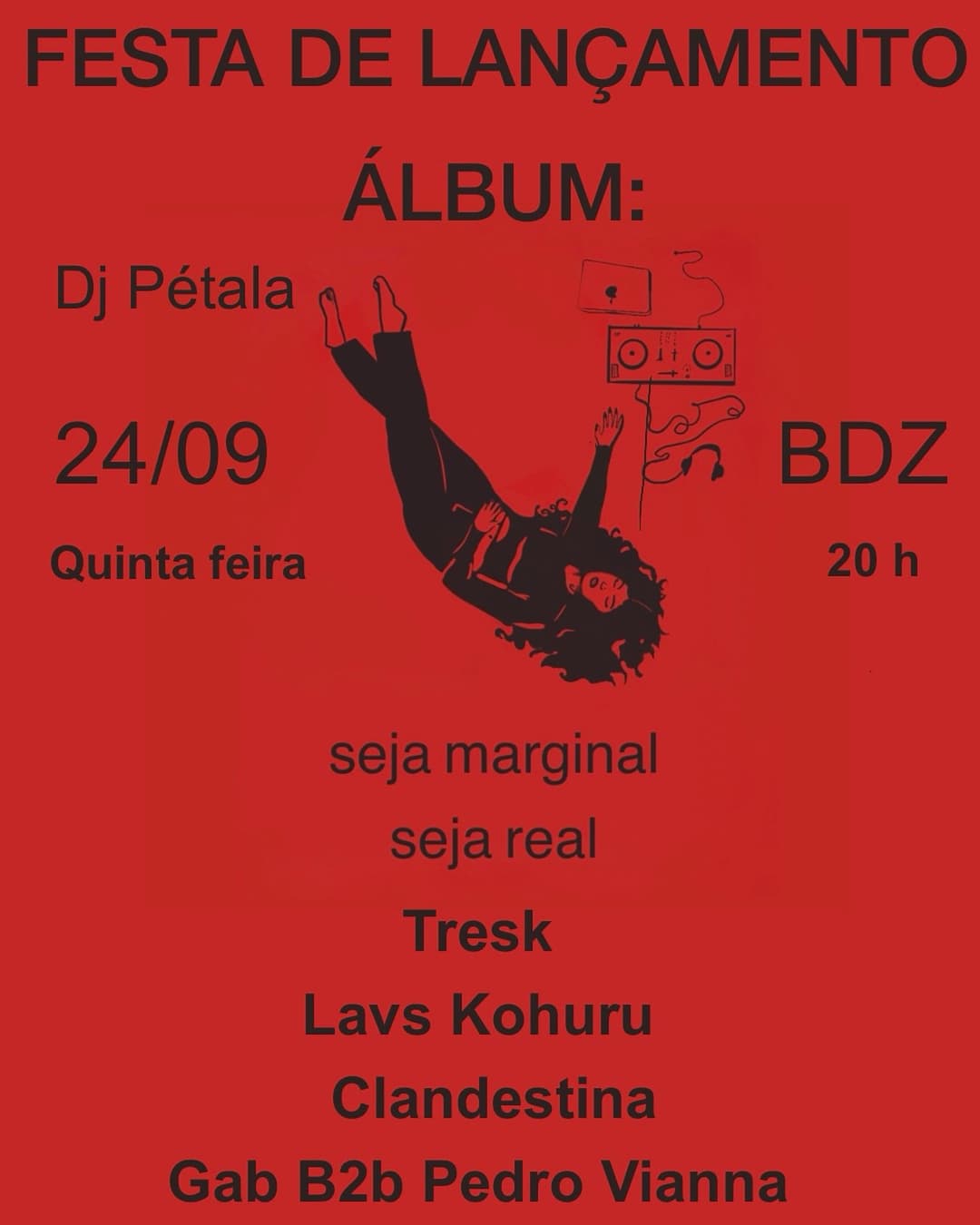 Flyer de Pétala
