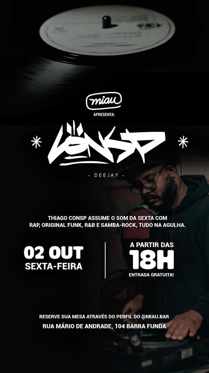 Flyer de DJ consp