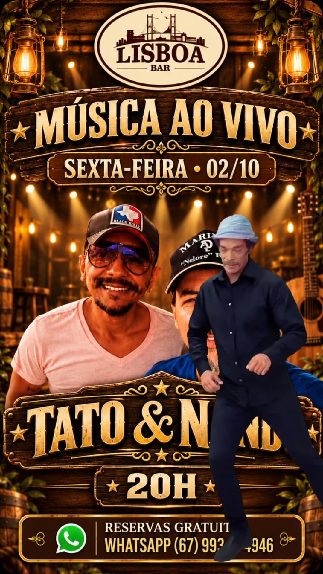 Flyer de Tato & Nando
