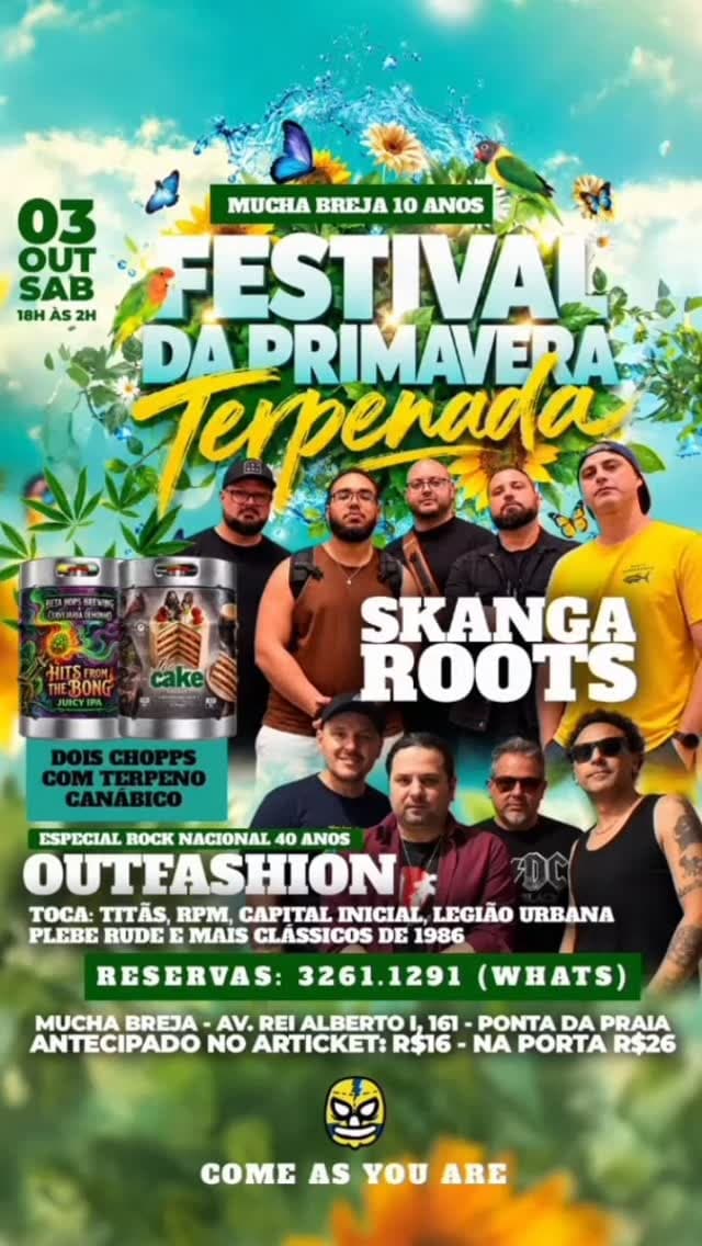 Flyer de Digo Maransaldi, Outfashion e Skangaroots