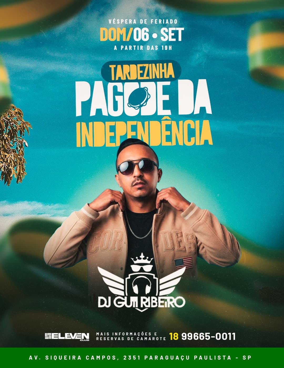 Flyer de DJ Gui Ribeiro