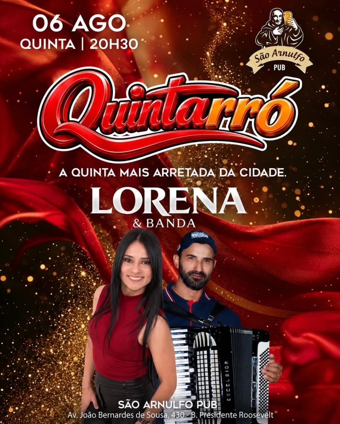Flyer de Lorena & Banda