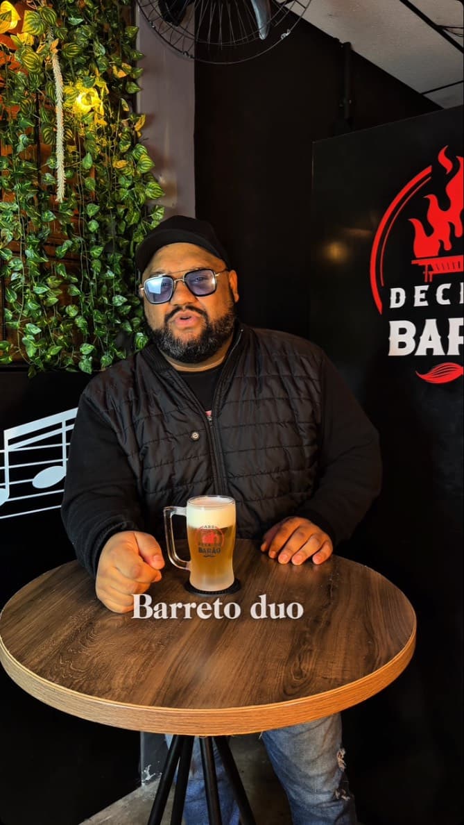 Flyer de Leandro Barreto e Edu Bateria