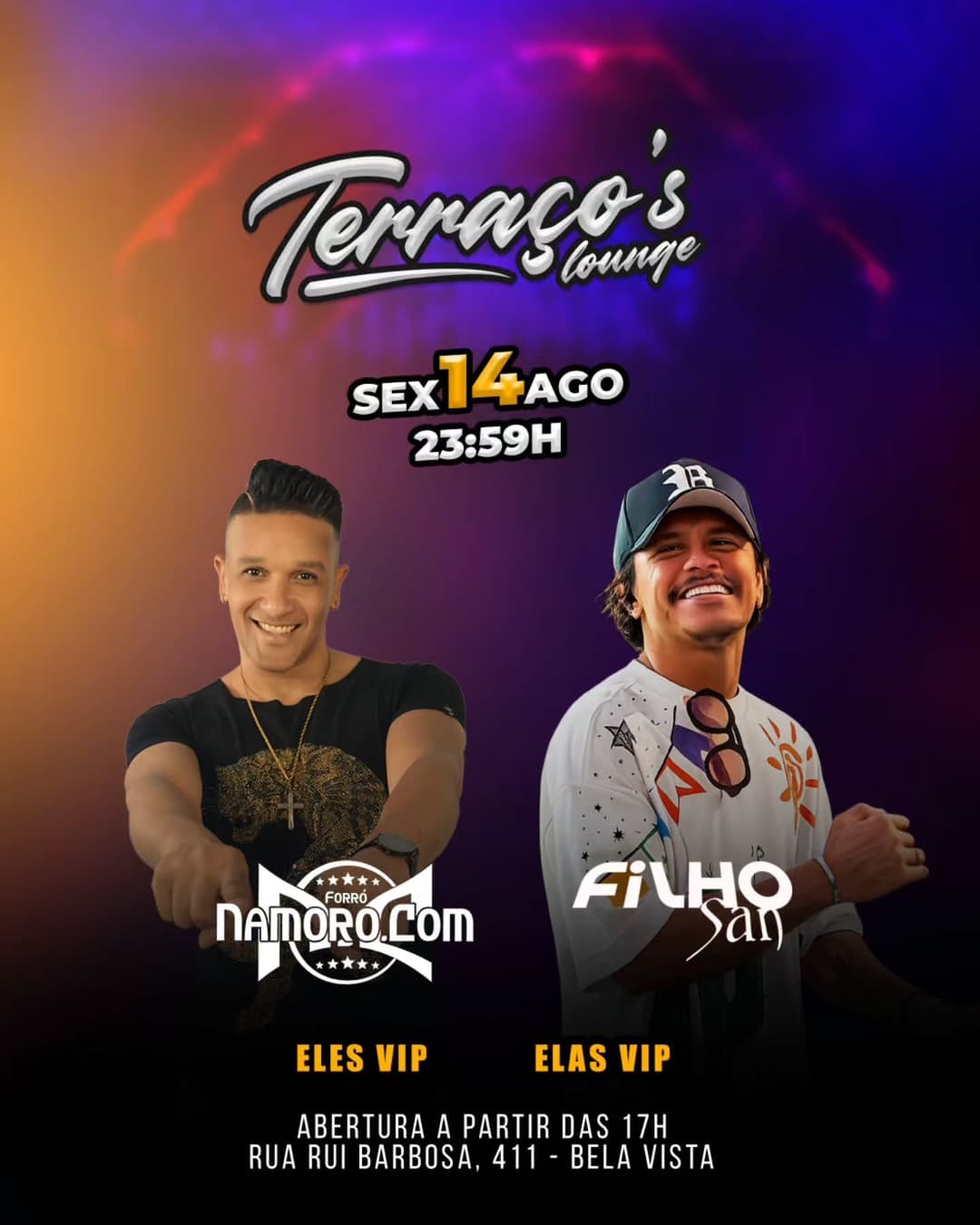 Flyer de Paulinho Namoro.Com