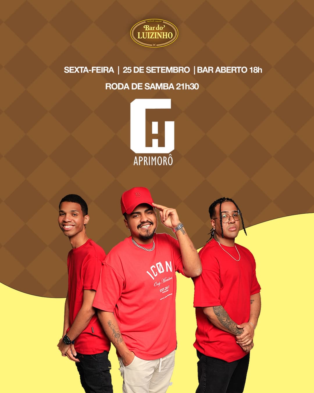 Flyer de Grupo Aprimorô