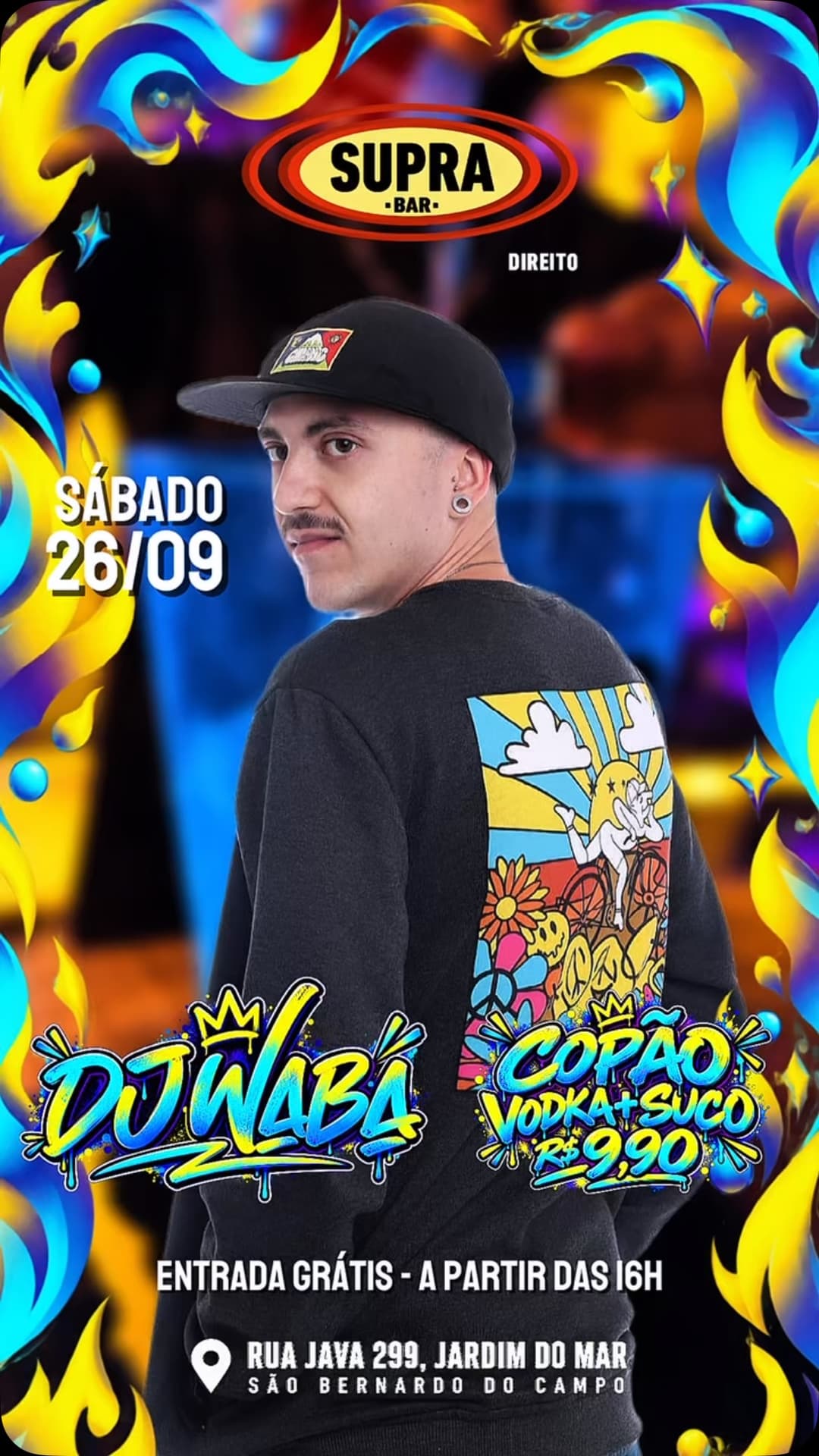 Flyer de DJ NABA