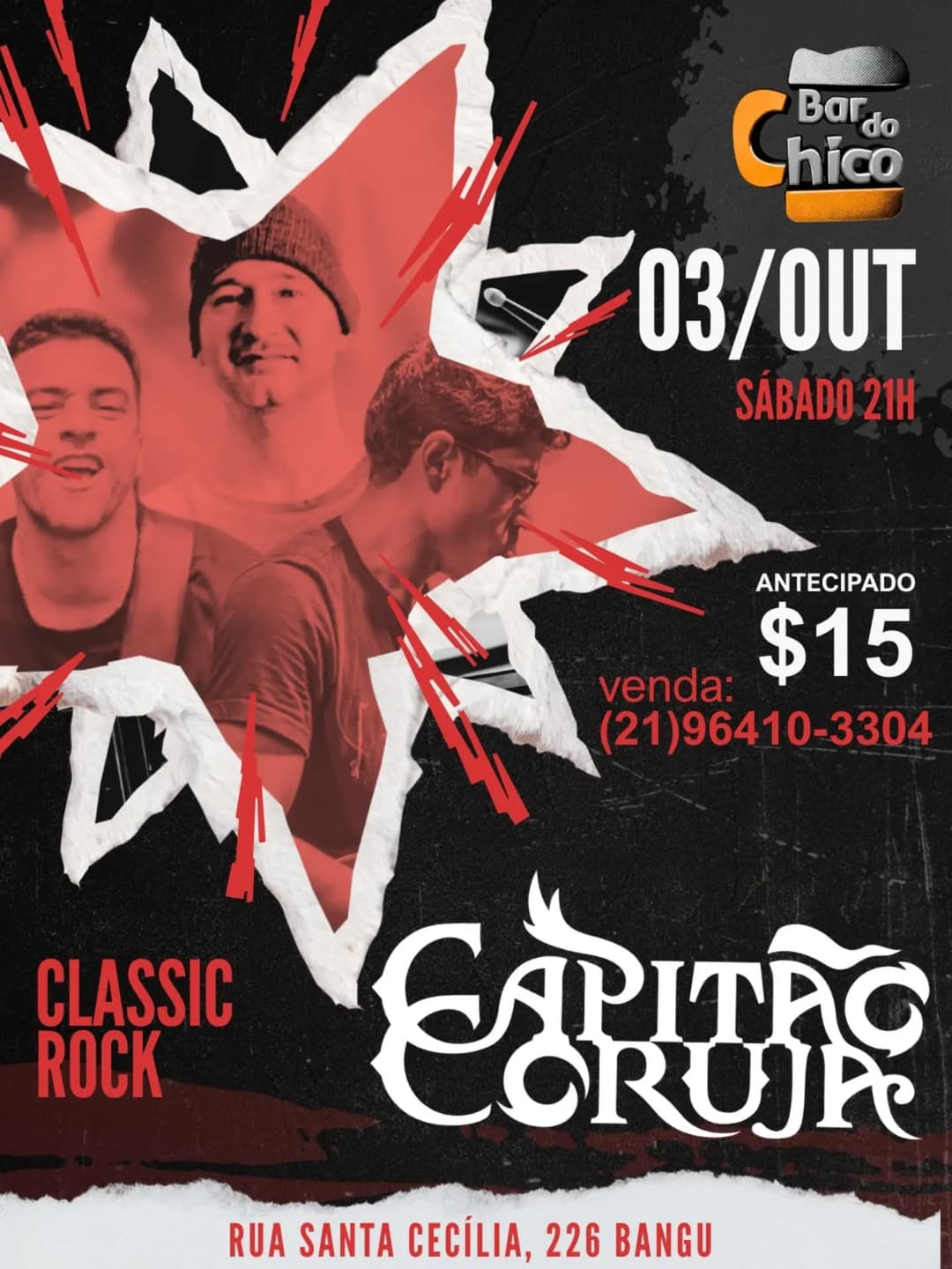 Flyer de Capitão Coruja