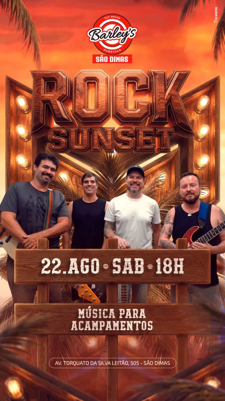 Flyer de Música para Acampamentos