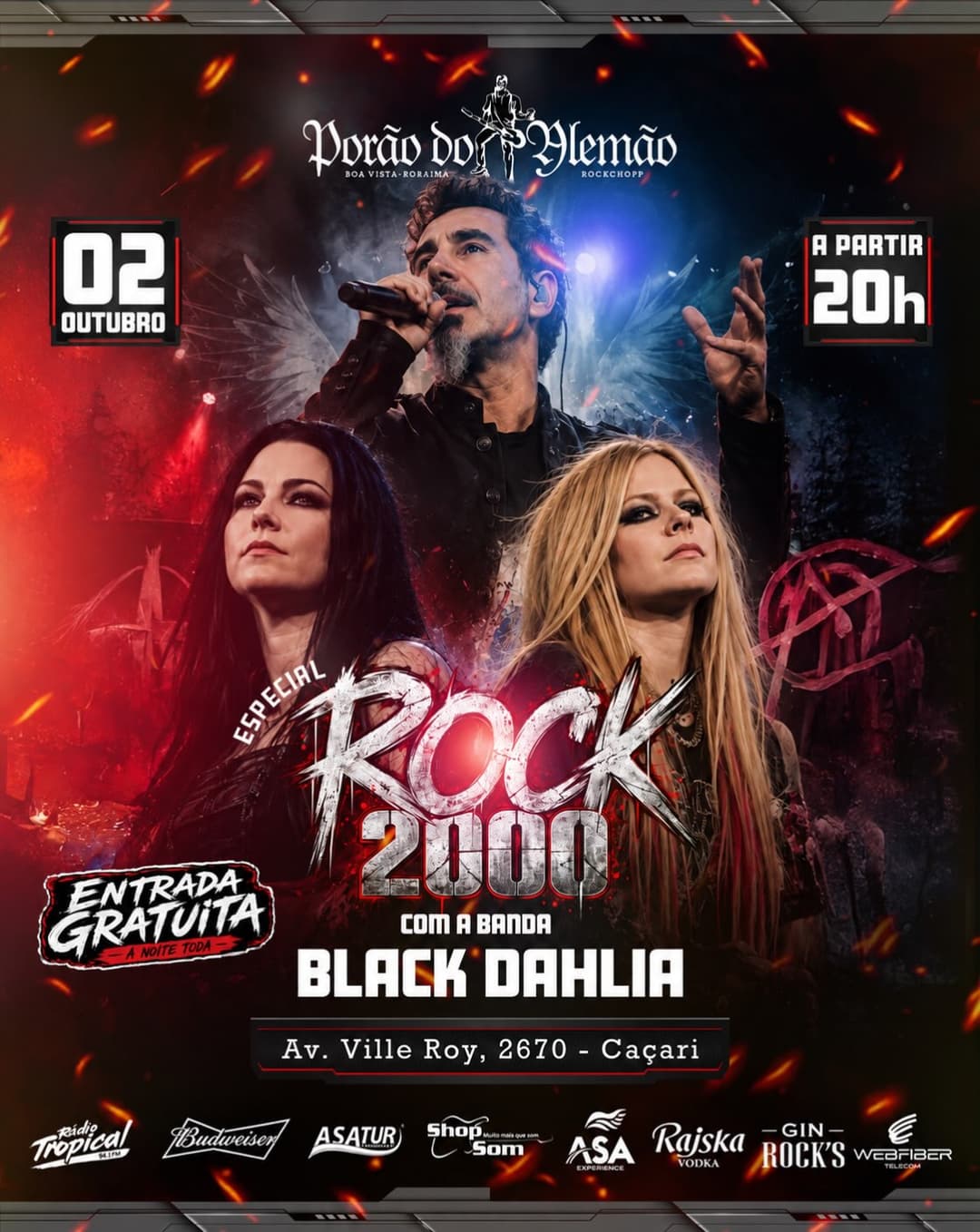 Flyer de Banda Black Dahlia