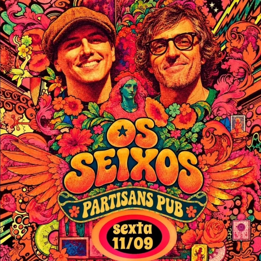Flyer de Os Seixos