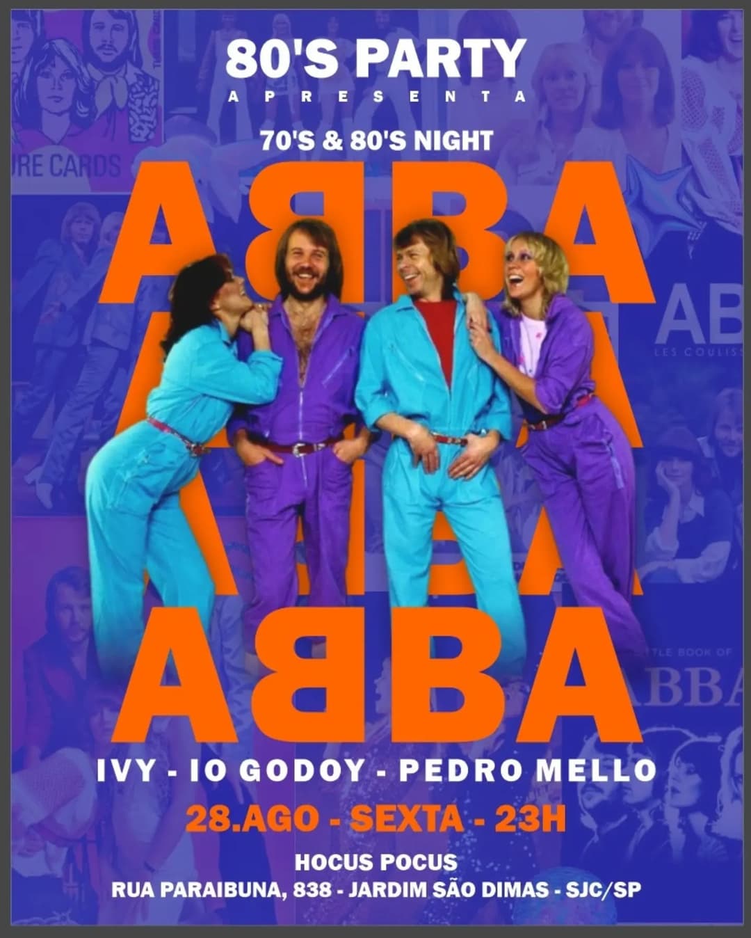 Flyer de Ivy, DJ Pedro Mello e IO GODOY