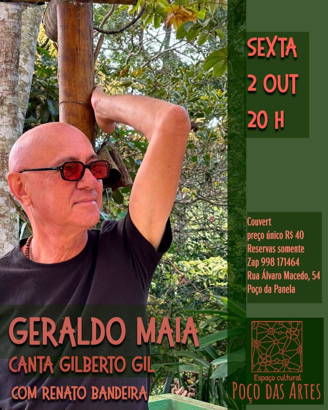 Flyer de Geraldo Maia