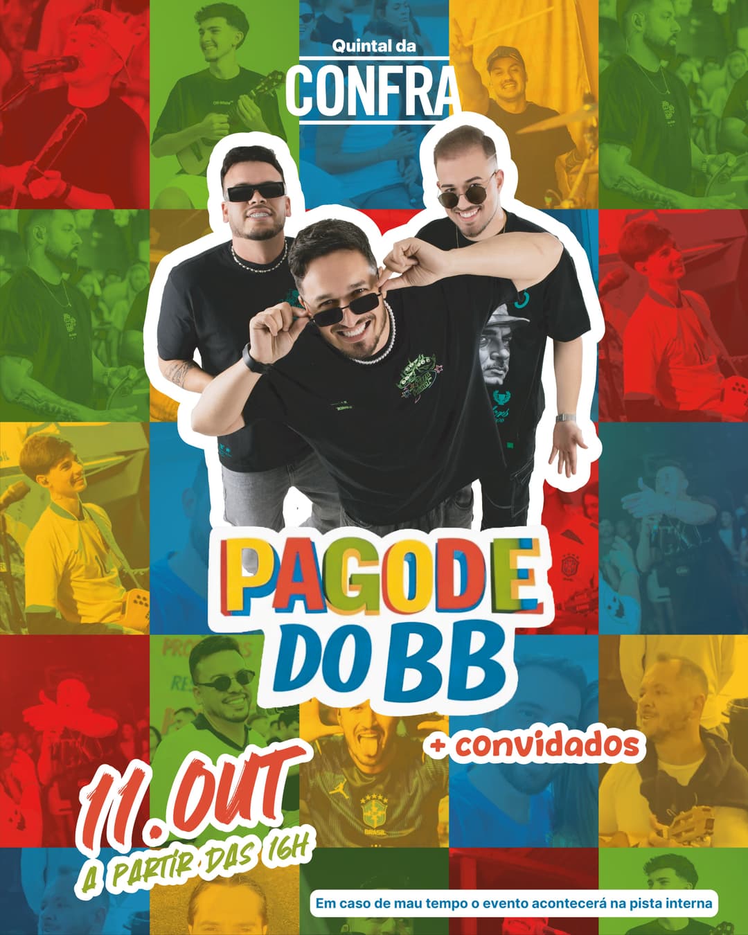 Flyer de Pagode Batucada Boa