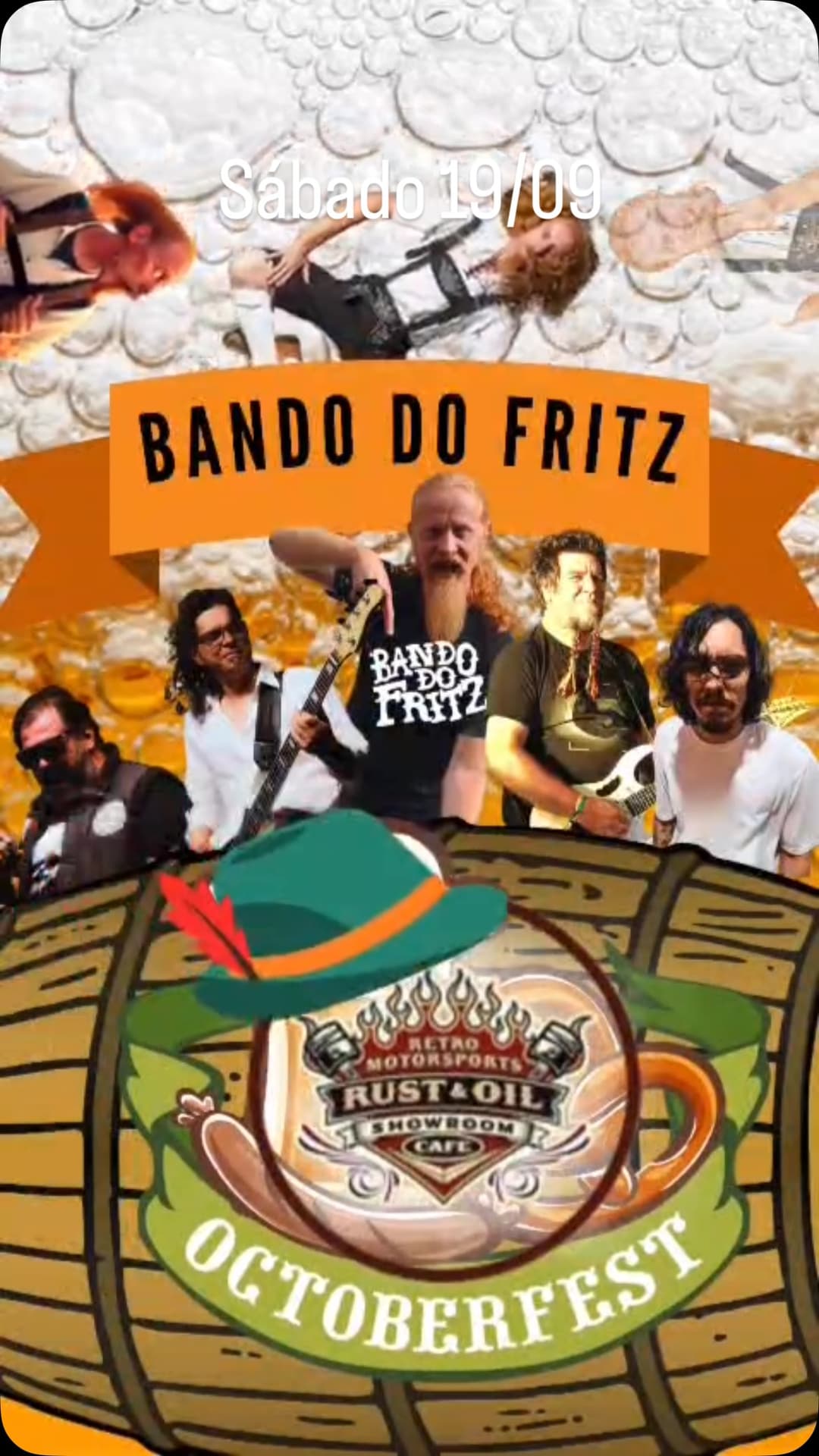 Flyer de Bando do Fritz