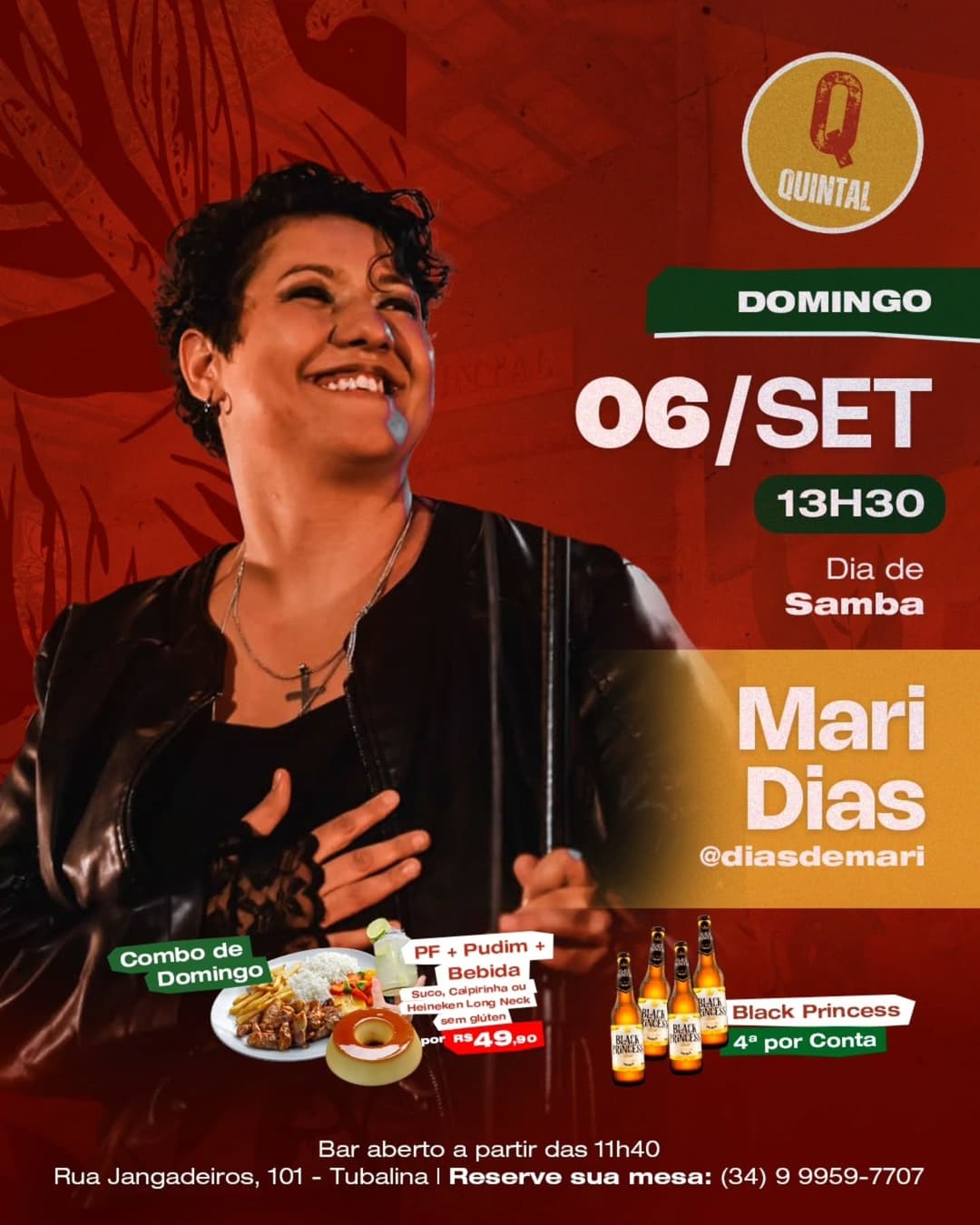 Flyer de Mari Dias