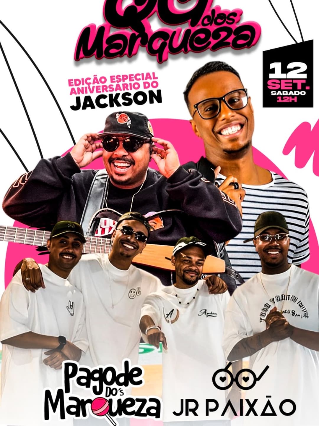 Flyer de Júnior Paixão