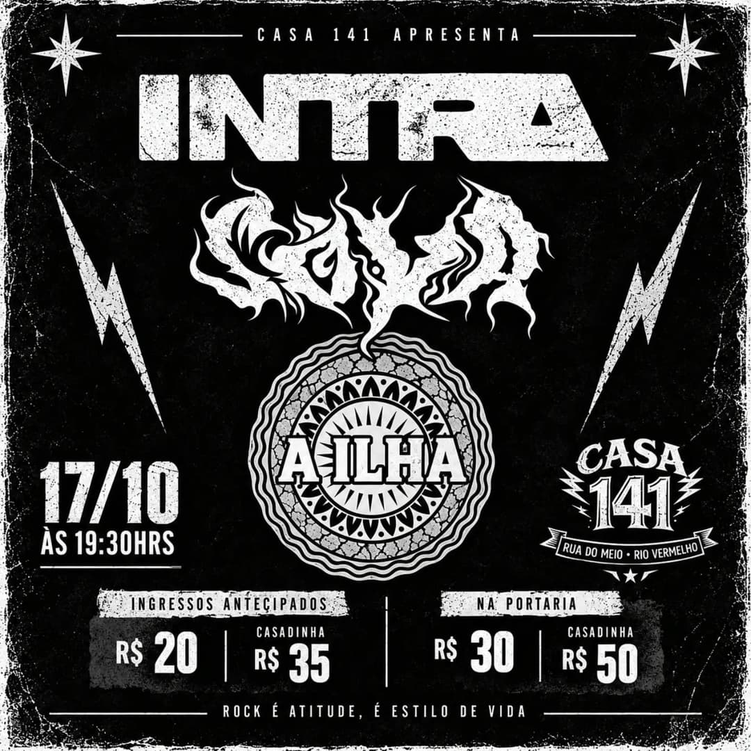 Flyer de Intra, Soya Experience e A Ilha
