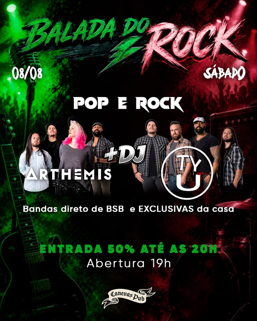 Flyer de Arthemis e Liberty U