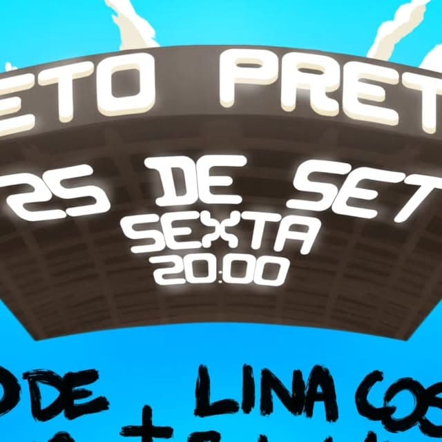 Flyer de Dedo de Bruxa e Lina Cosmic