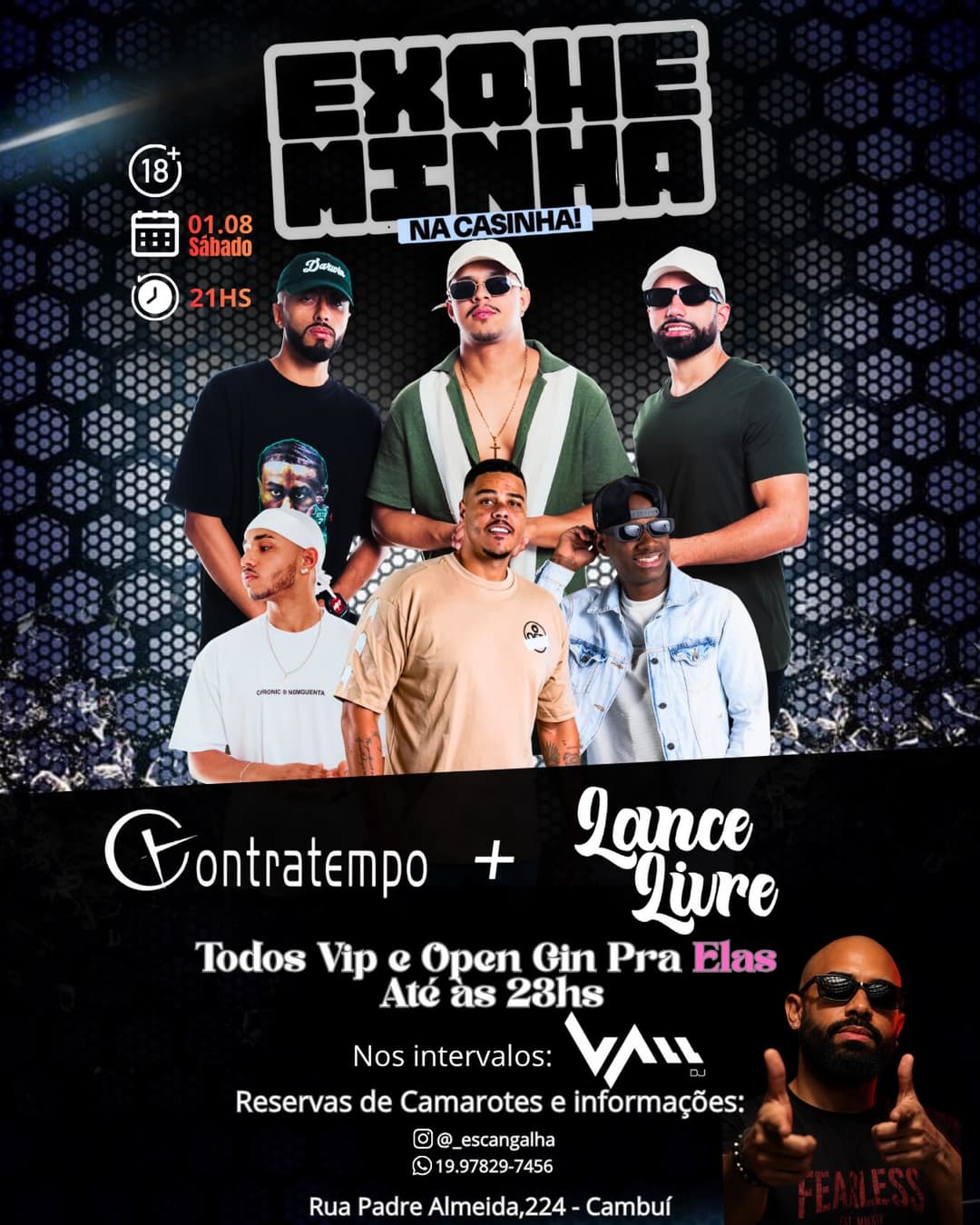 Flyer de DJ Vall