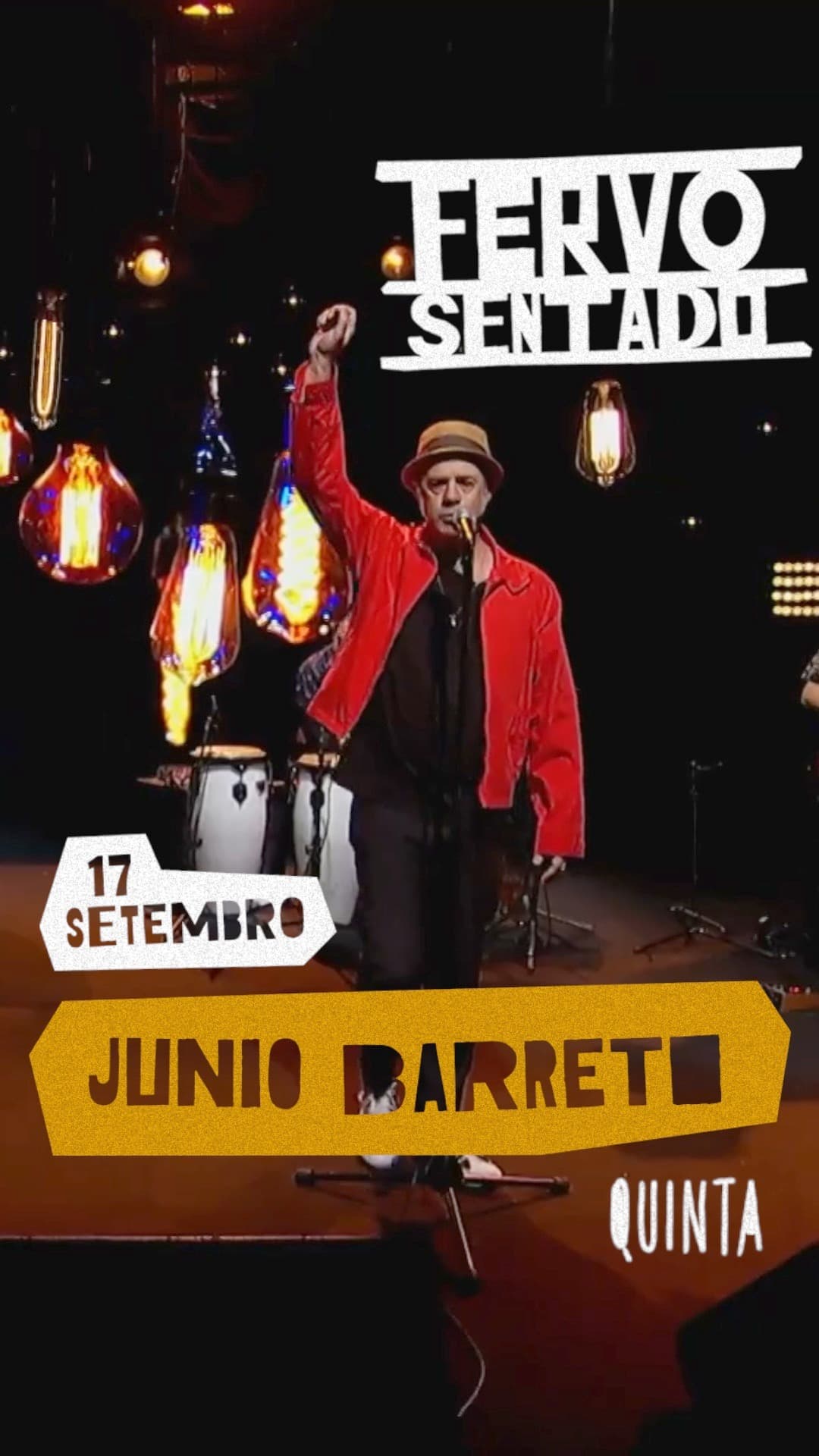 Flyer de Junio Barreto e Rovilson Pascoal